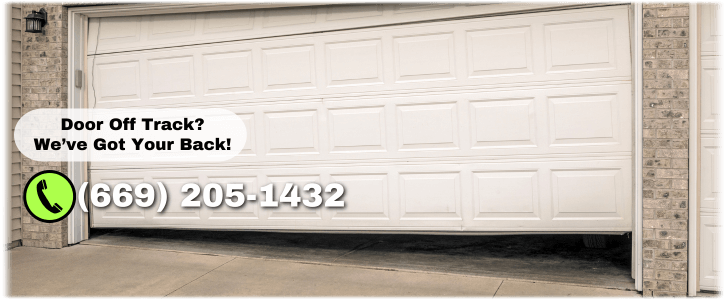 Garage Door Off Track In San Jose